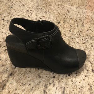 OTBT Peep toe wedges.